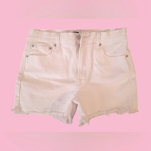 White GAP jean shorts